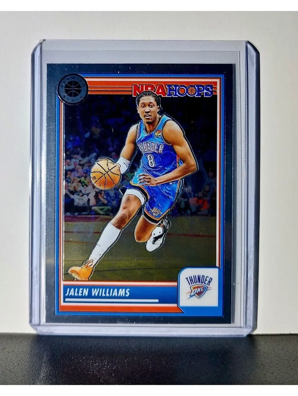 Jalen Williams 2023-24 Panini Premium Stock NBA Hoops #117 Card OC Thunder